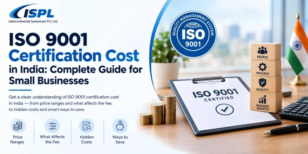 ISO 9001 certification cost