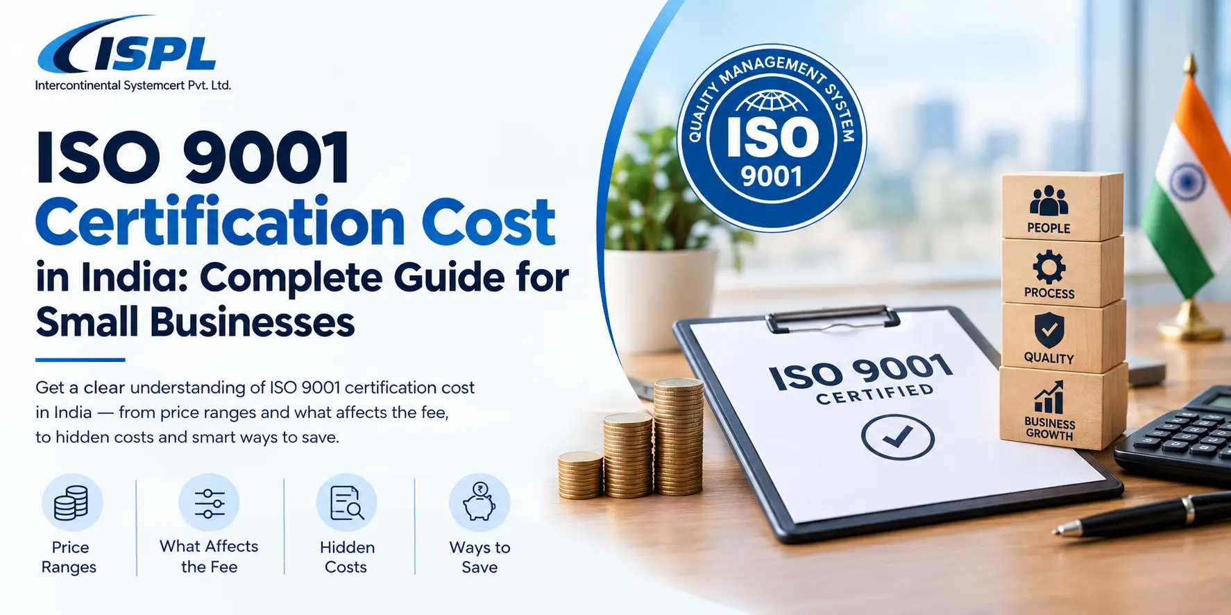 ISO 9001 Certification Cost in India: Complete Guide for Small Businesses