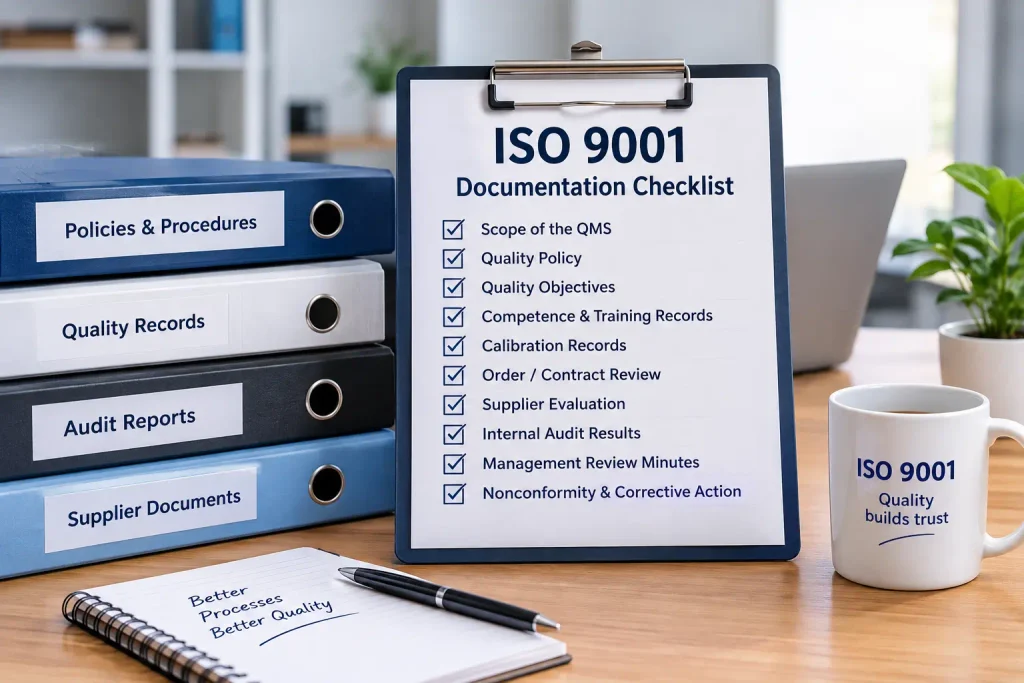Documents Required for ISO 9001